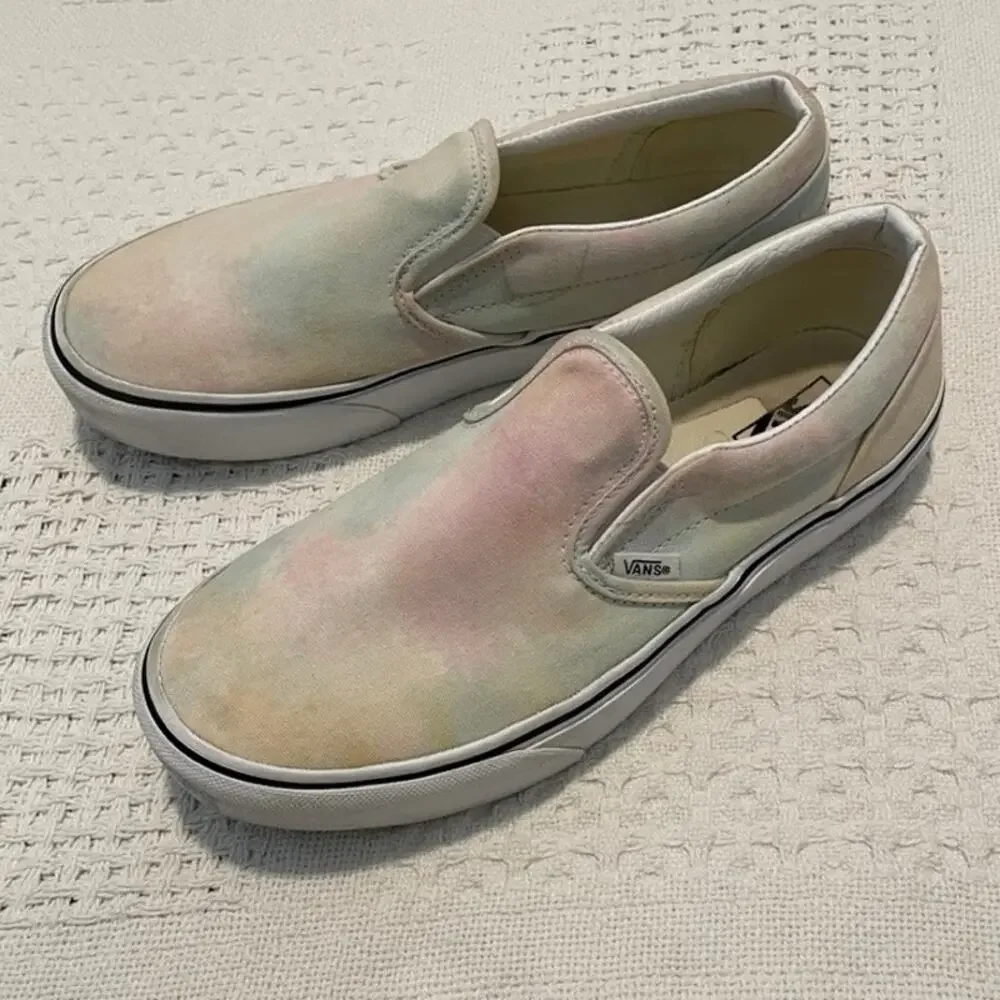 Vans 7 juniors casual slip on sneaker rainbow ombre multi color 2590 - Picture 10 of 12